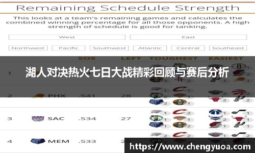 湖人对决热火七日大战精彩回顾与赛后分析